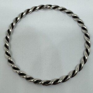 Braided Sterling Silver Bangle